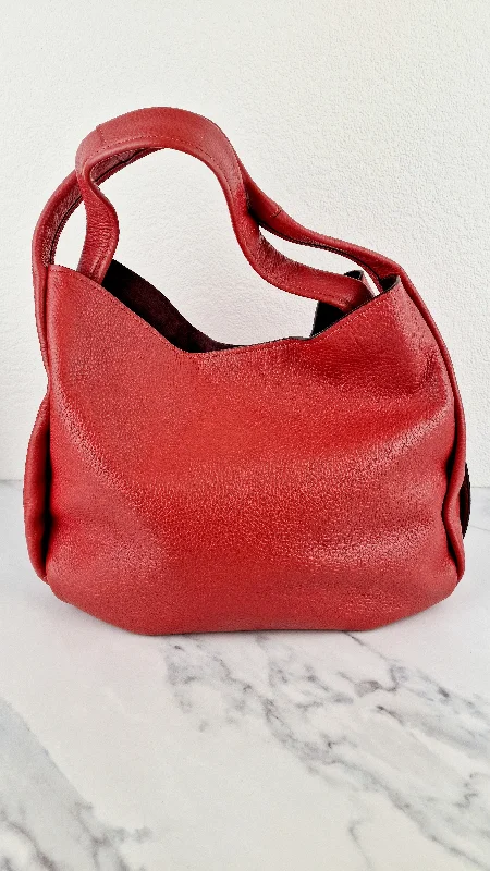 Coach 1941 Bandit Hobo 39 Bag in Washed Red Pebble Leather - 2 in 1 handbag - Coach 86760