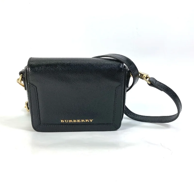 Burberry logo Pochette Bag Crossbody Shoulder Bag Black